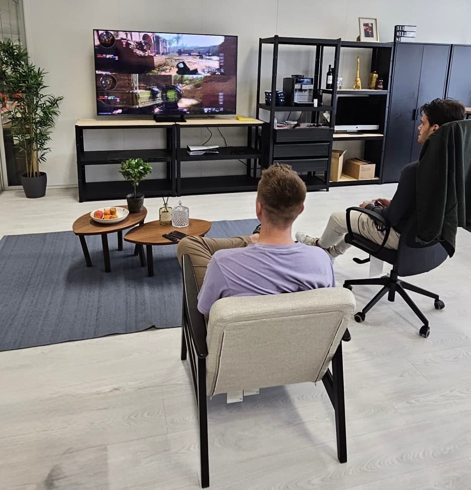 Gamen op kantoor