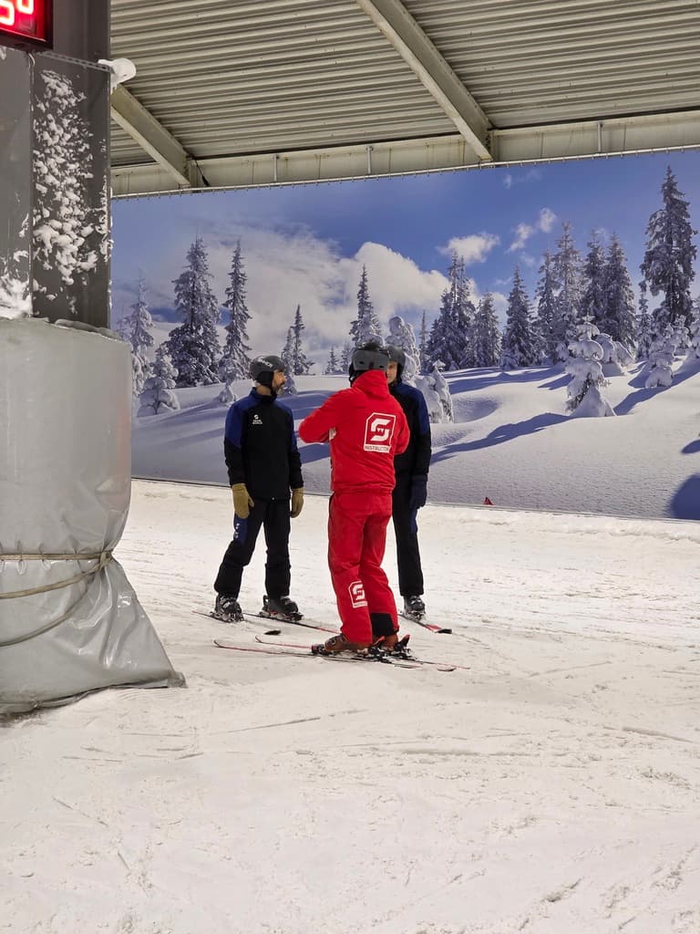 Skiën met het team