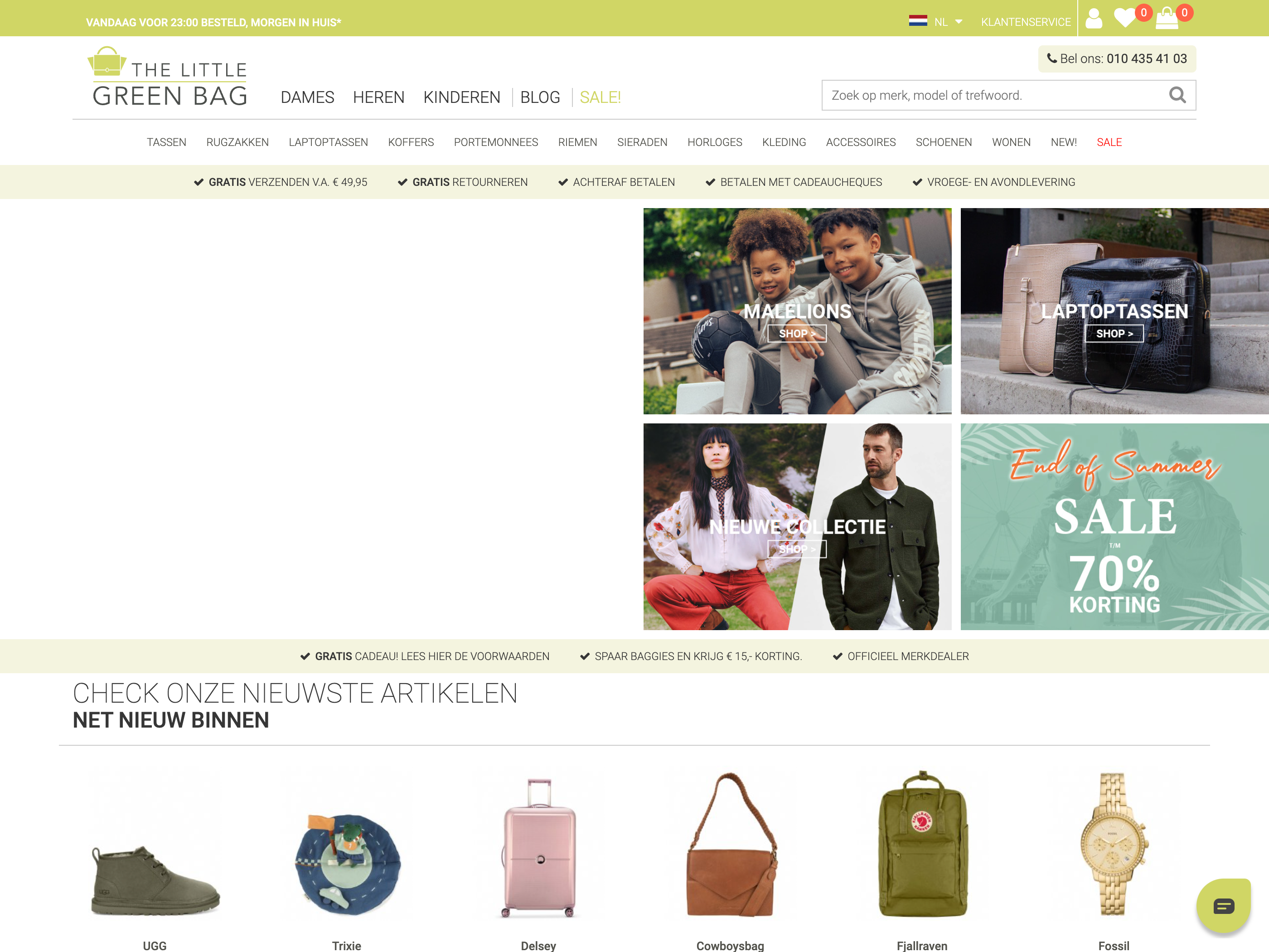 Baffle Heiligdom optellen e-Commerce gigant The Little Green Bag behaalt organische topresultaten  middels onze linkbuilding. - Jacht.digital Marketing